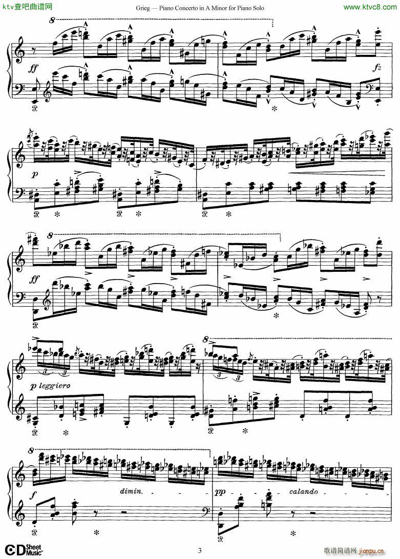 Grieg Piano Concerto solo arr 2 byGrieg(����V)3