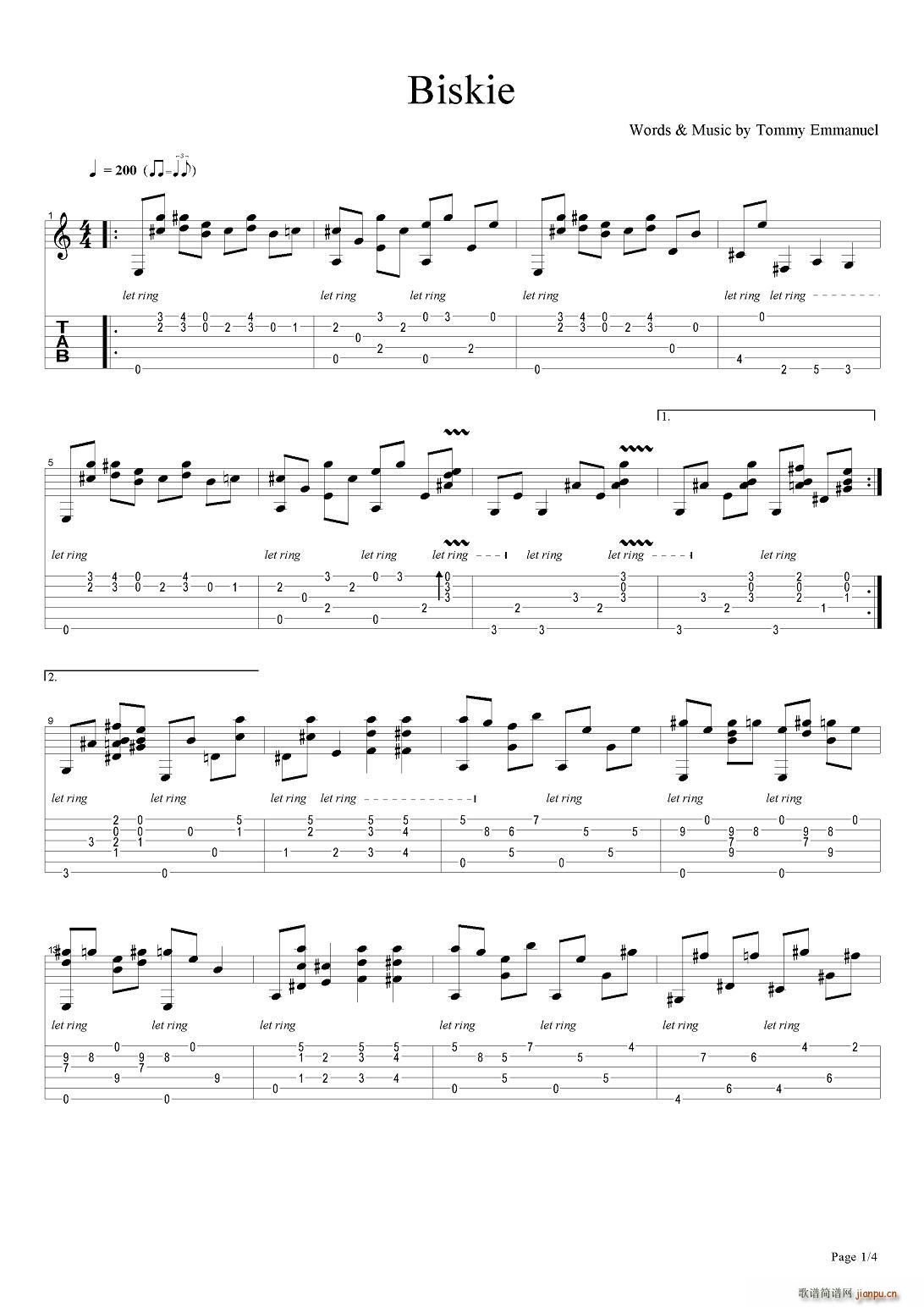 tommy emmanuel biskie 2(ʮ�ּ�����)1