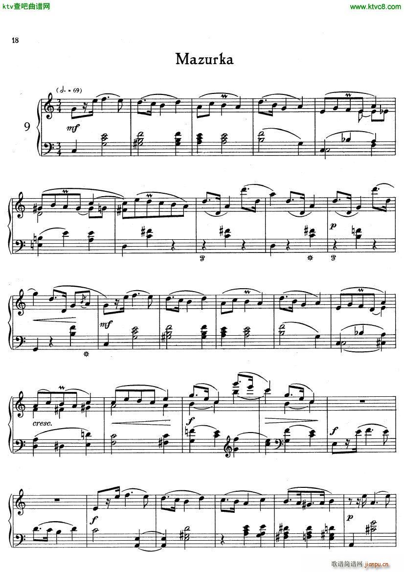 Gli��re Zw lf Kinderst��cke Op 31(����V)17