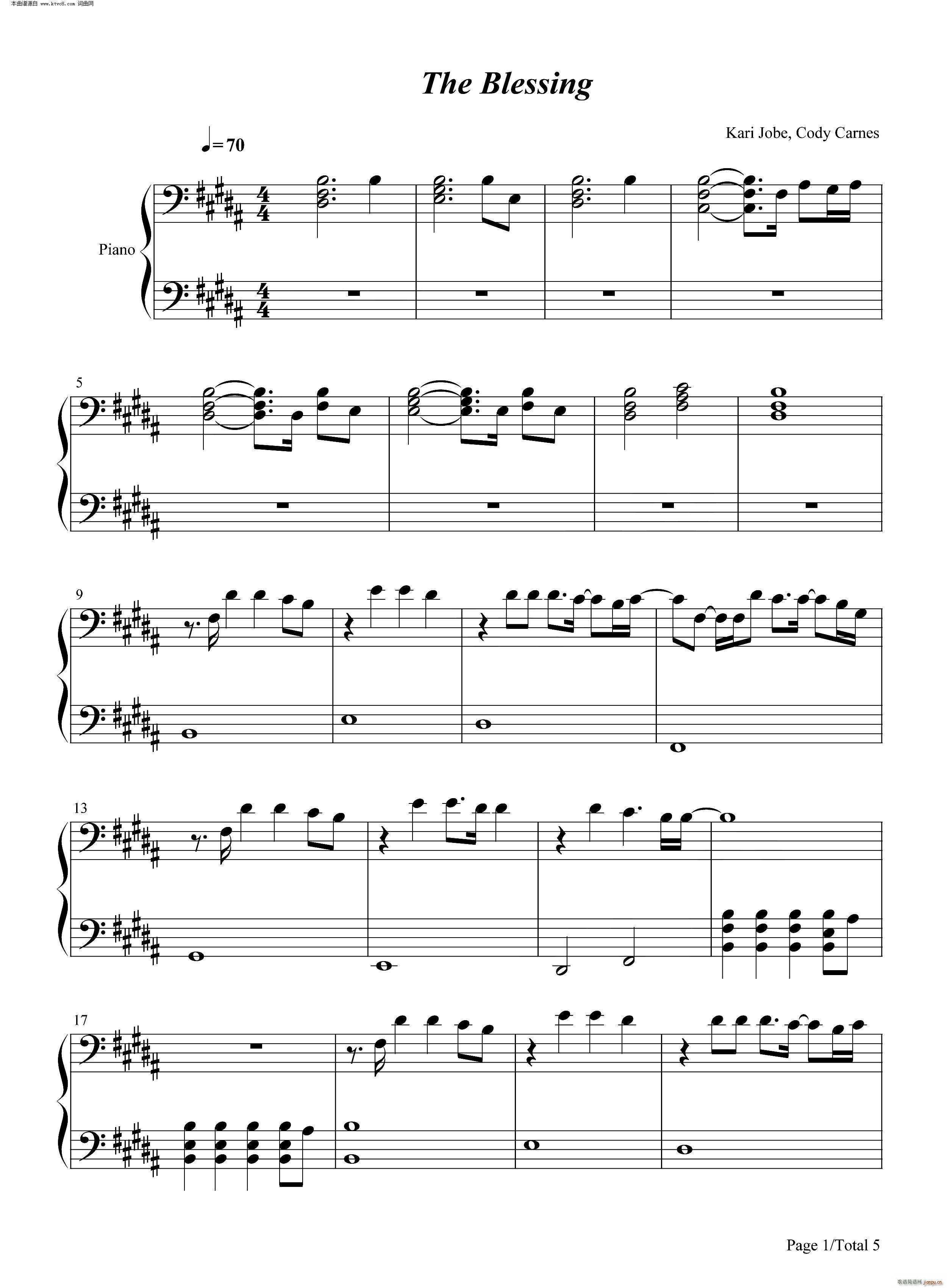 The Blessing(����V)1