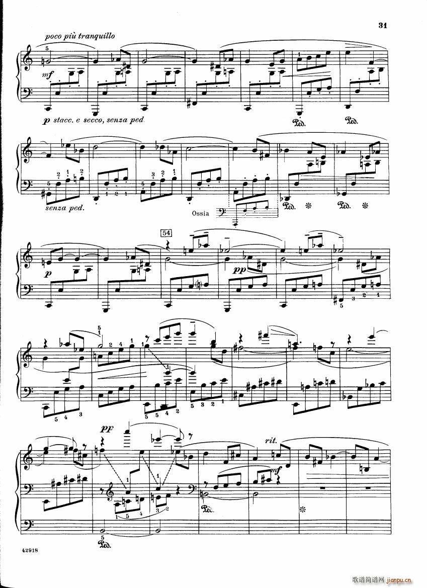 Barber op 28 Souvenirs piano solo(����V)31