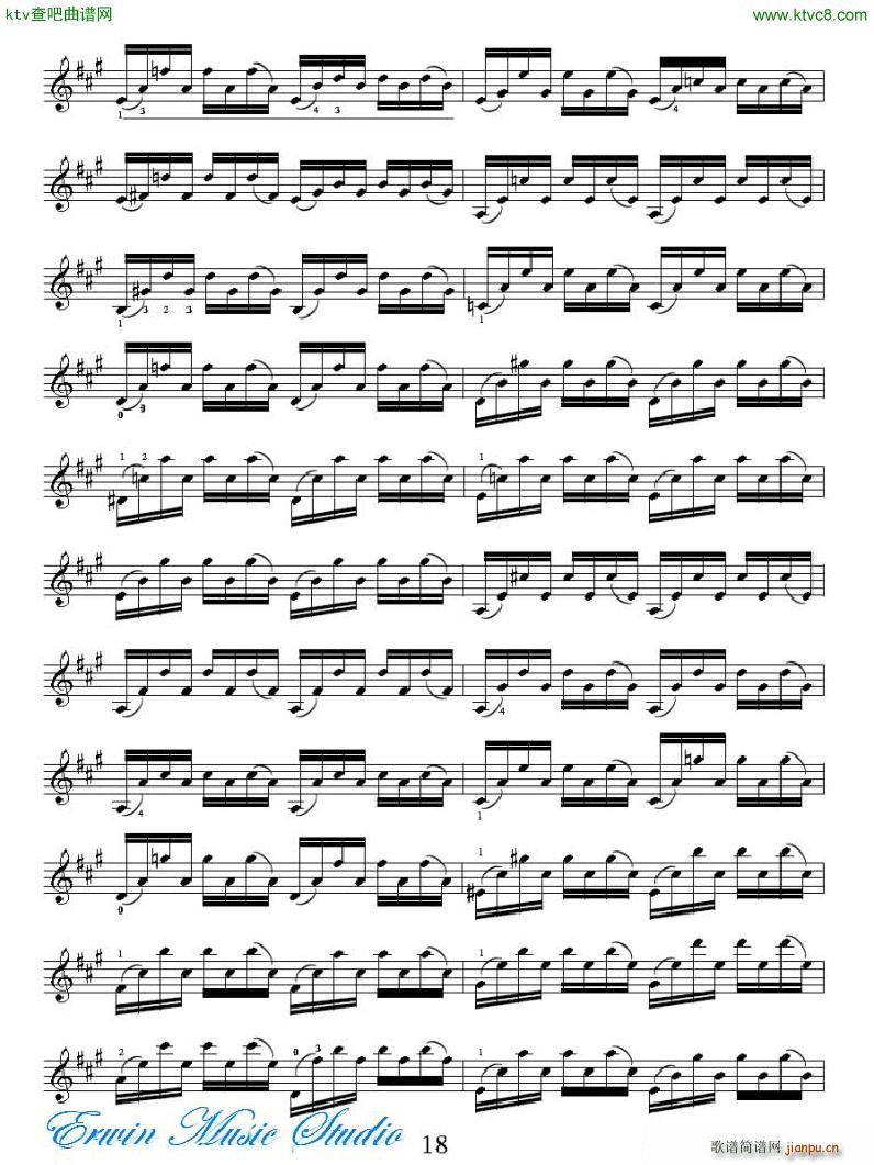 ���R�ɠ� 42�׾�����Rudolphe Kreutzer 42 Studies 01 12(ʮ�ּ�����)18