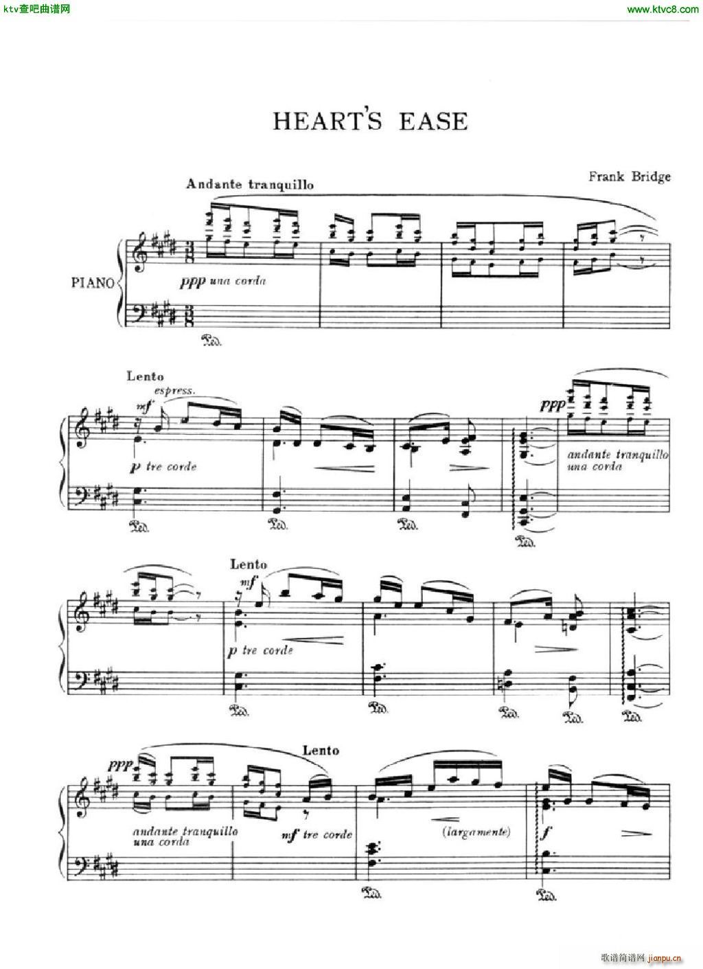 Bridge Frank Three Lyrics No 1 Heart s Ease(����V)1