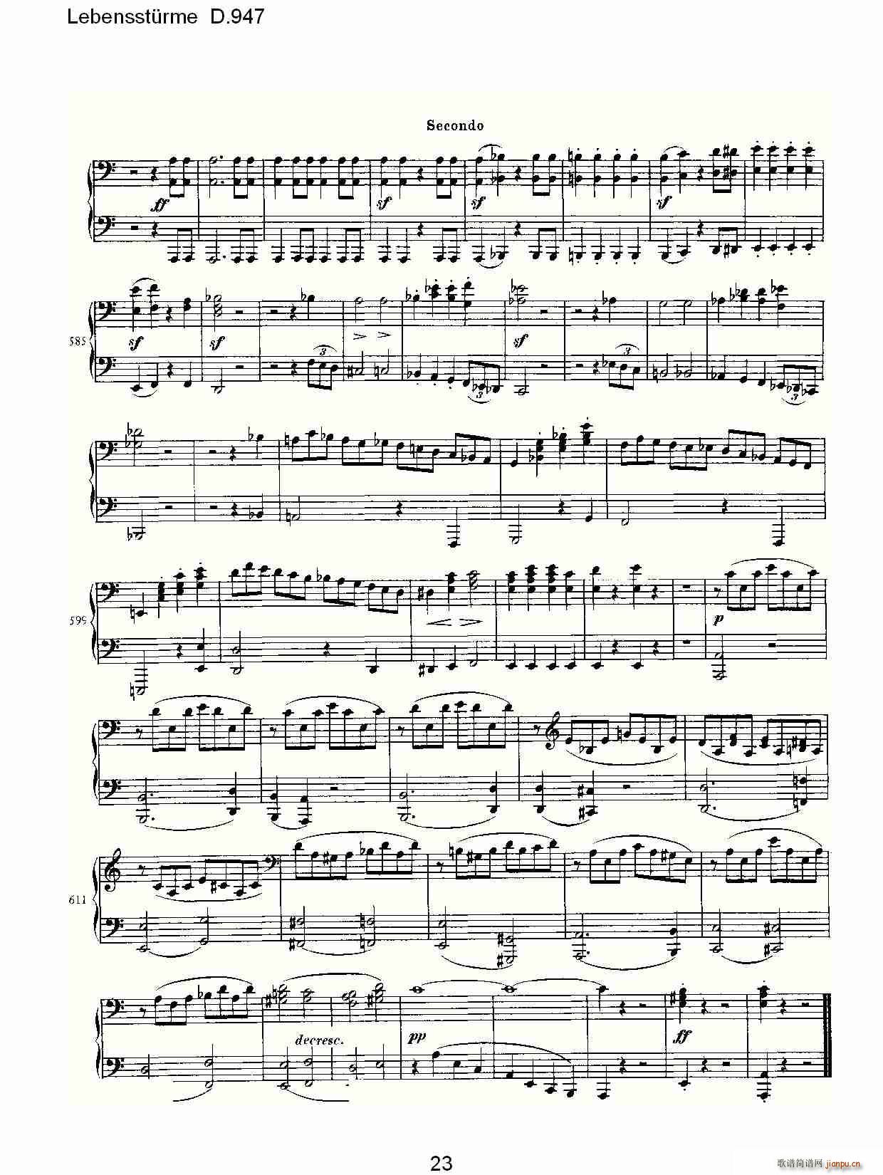 Lebensst��rme D.947(ʮ�ּ�����)23