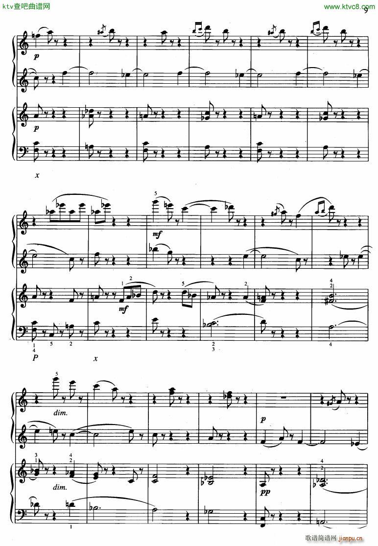 Hurnik innocenza for 4 hands(����V)8