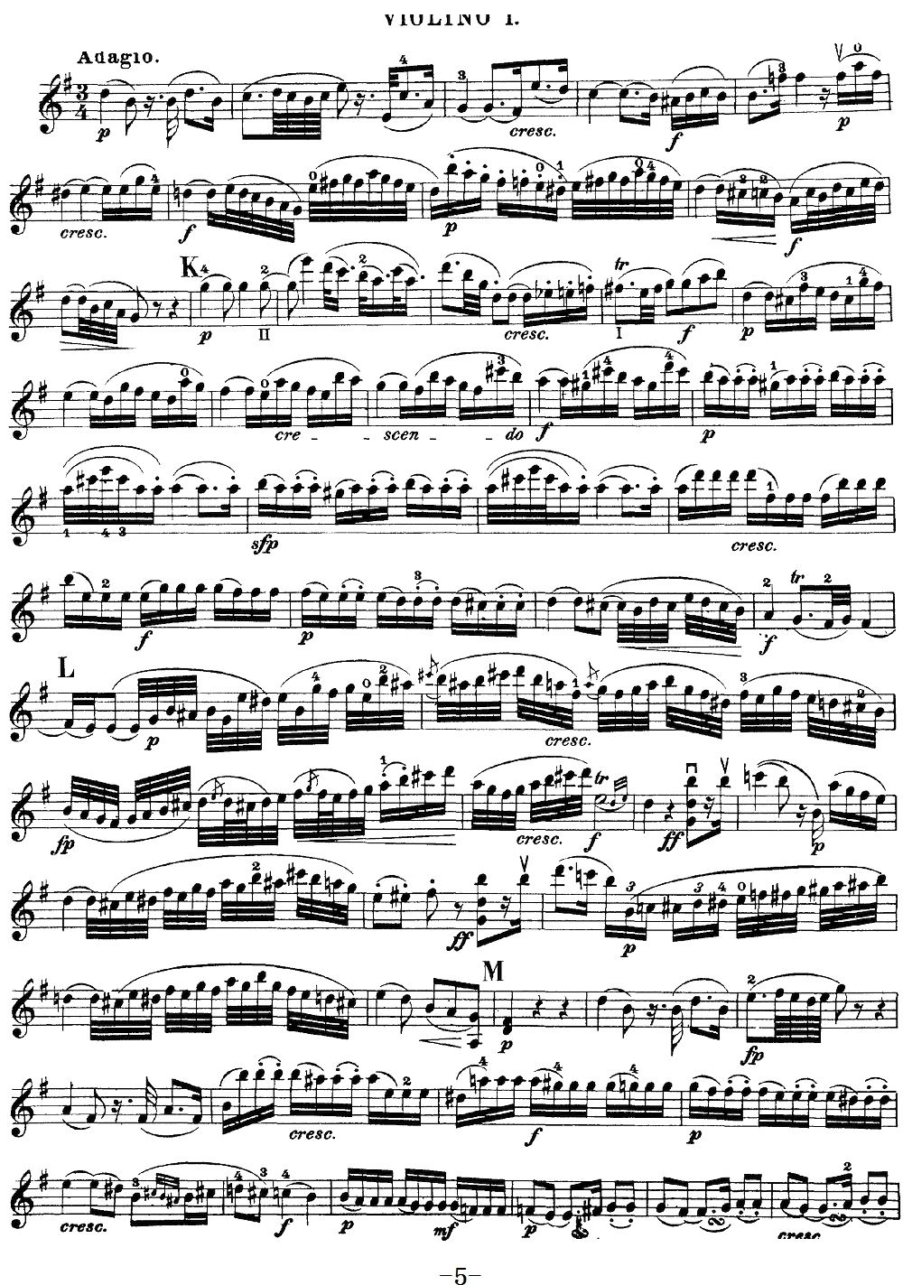 Mozart Quartet No 20 in D Major K 499 Violin 1(ʮ�ּ�����)5