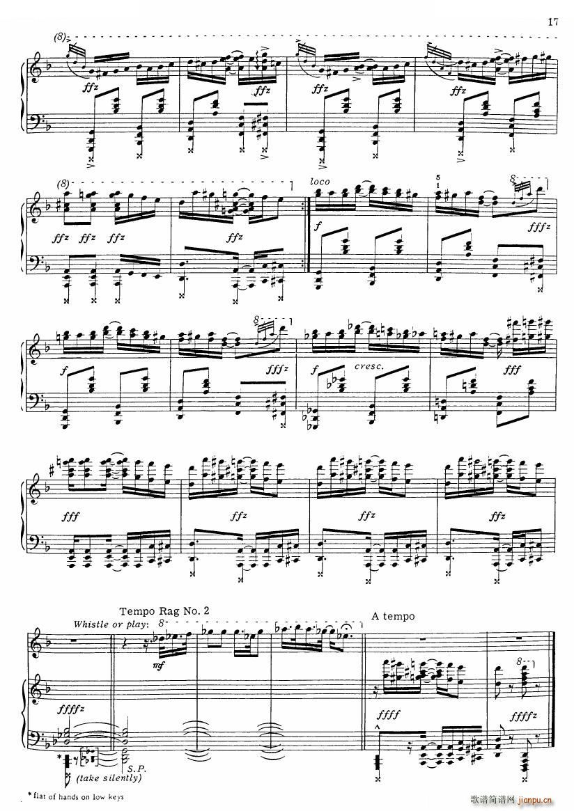 Garden of Eden 4 Rags for Piano(����V)18