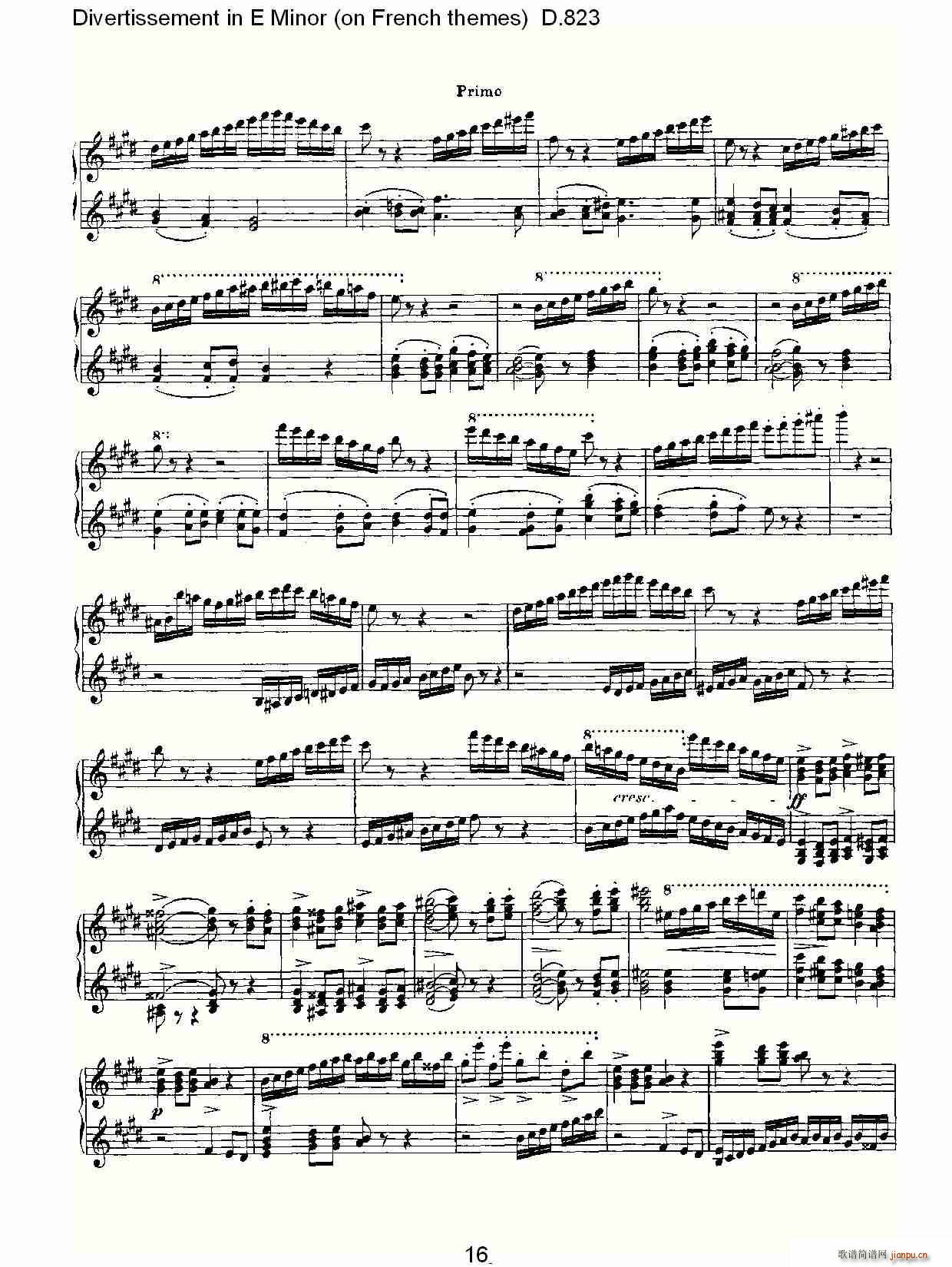 Divertissement in E Minor(ʮ�ּ�����)15