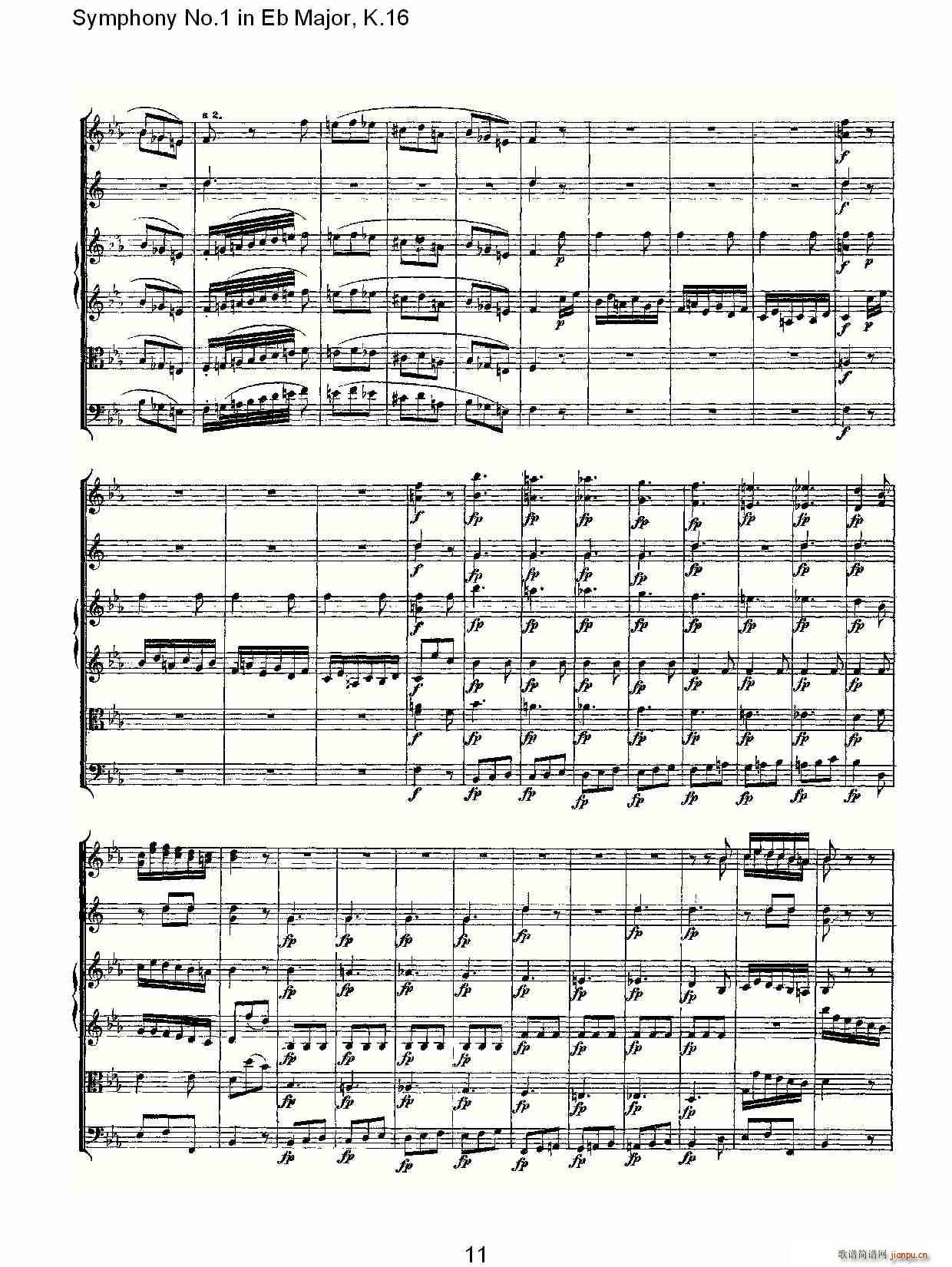 Symphony No.1 in Eb Major��K.16(ʮ�ּ�����)11