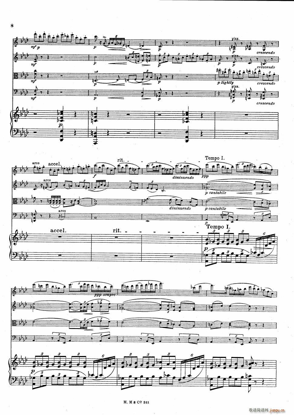 Bax Quintet for Harp and Strings(����V)8