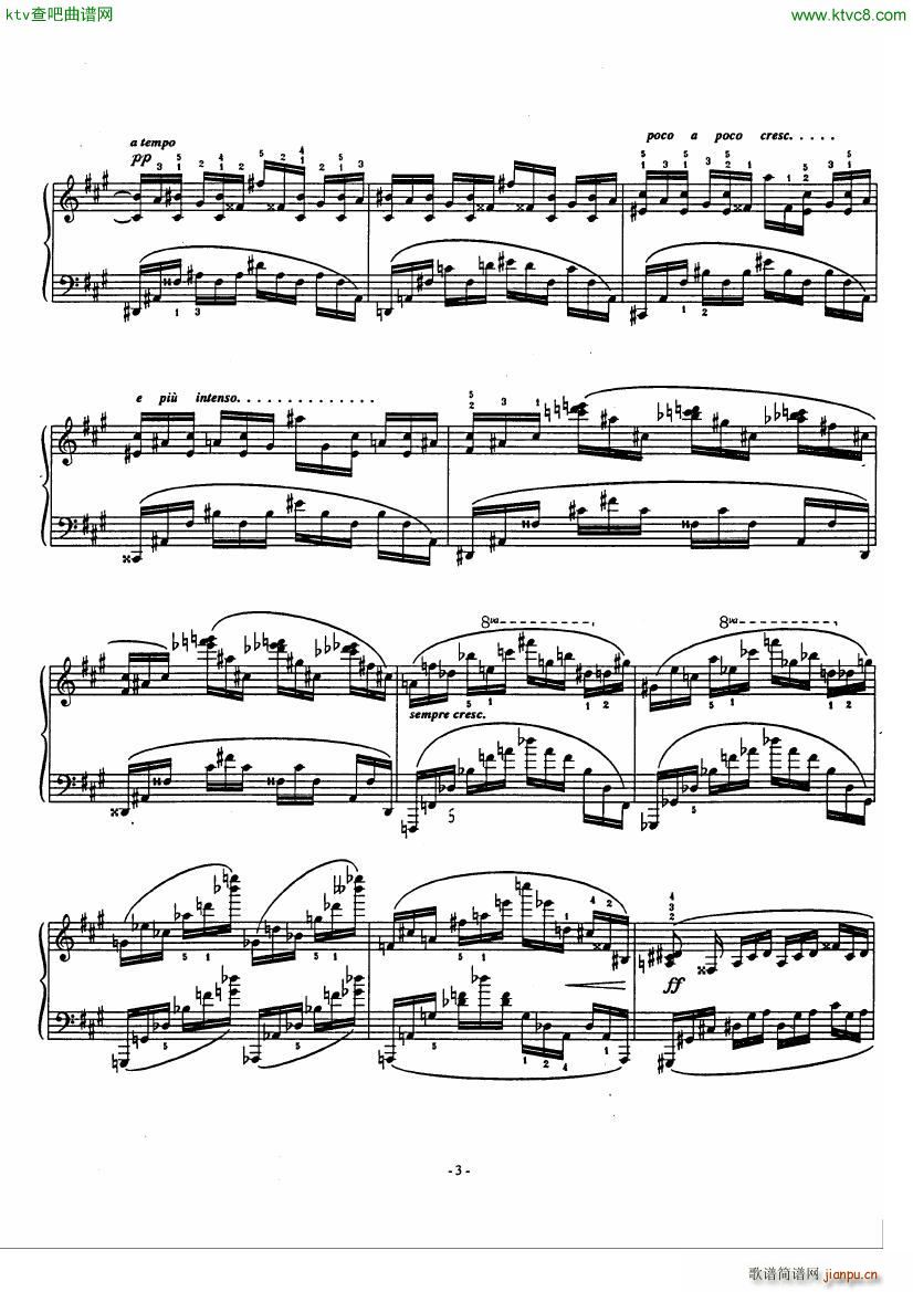 Etude No 10 D apr��s Chopin(����V)3