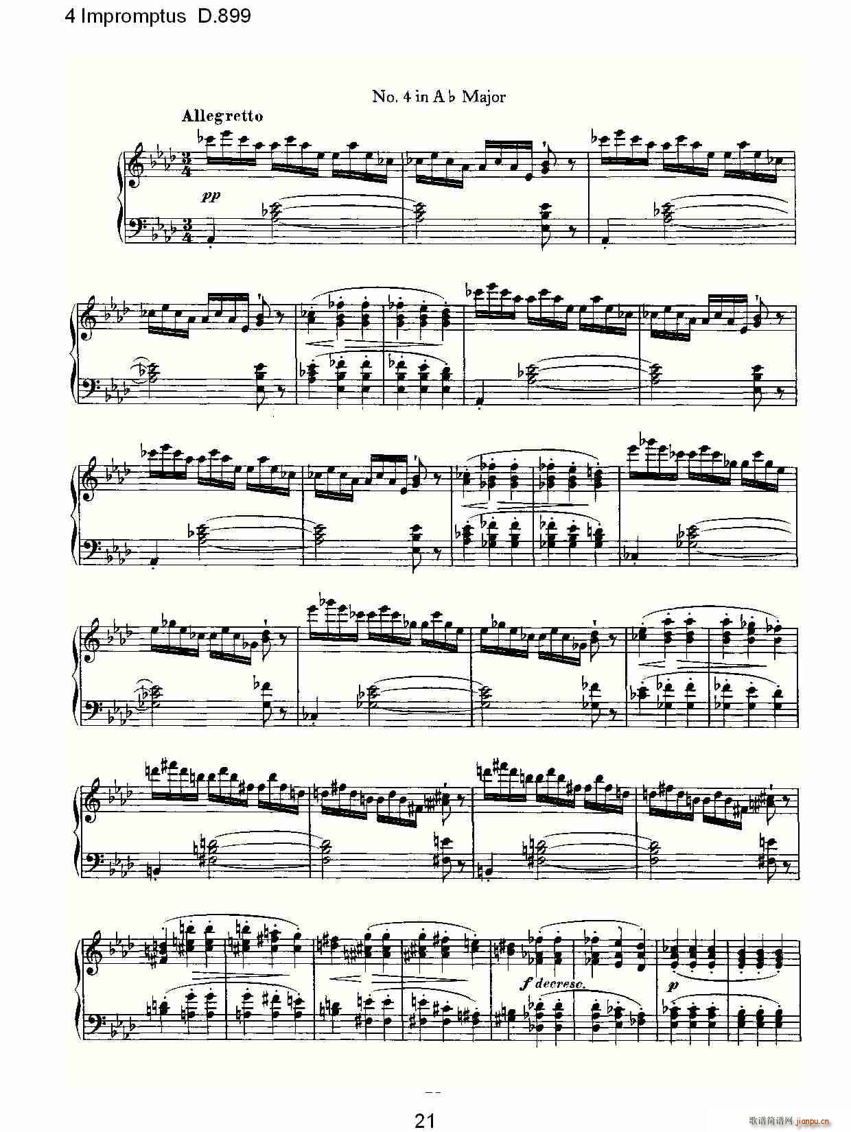 4 Impromptus D.899(ʮ�ּ�����)21