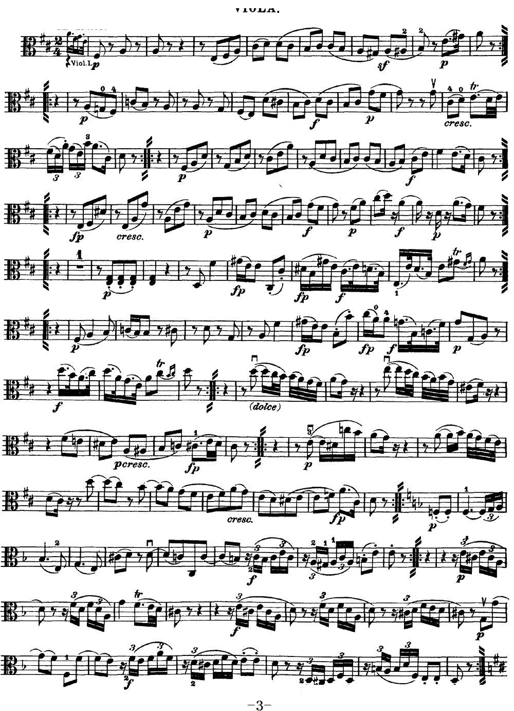 Mozart Quartet No 18 in A Major K 464 Viola(ʮ�ּ�����)3
