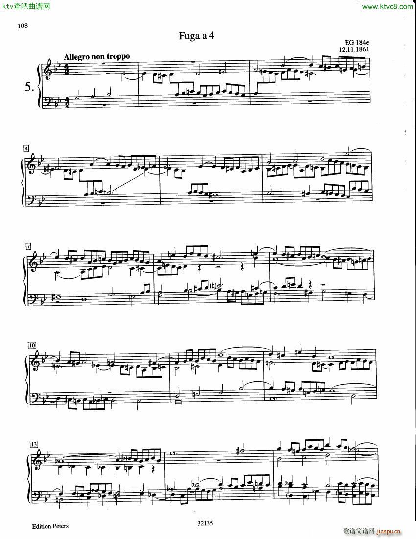 Grieg 7 Fugues EG184a 184g(����V)8