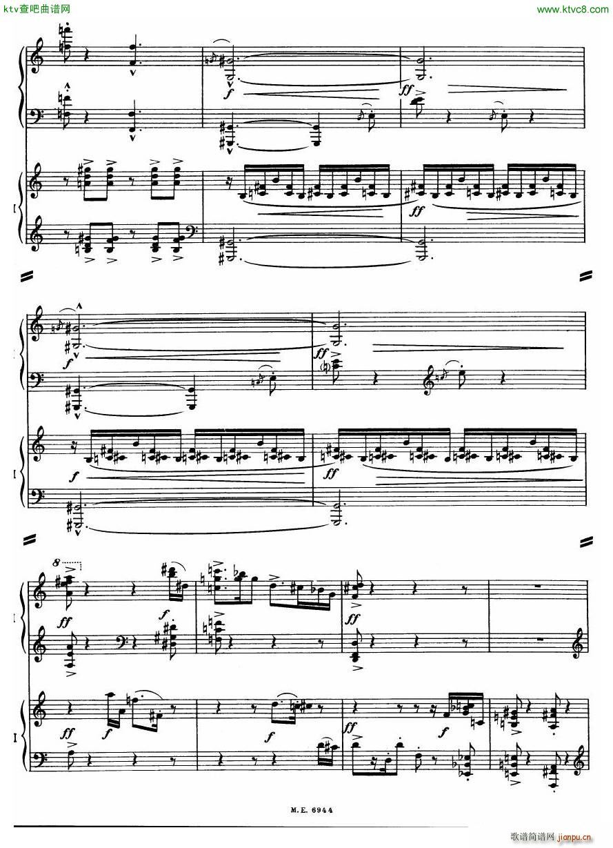 Auric Partita for two pianos(����V)33