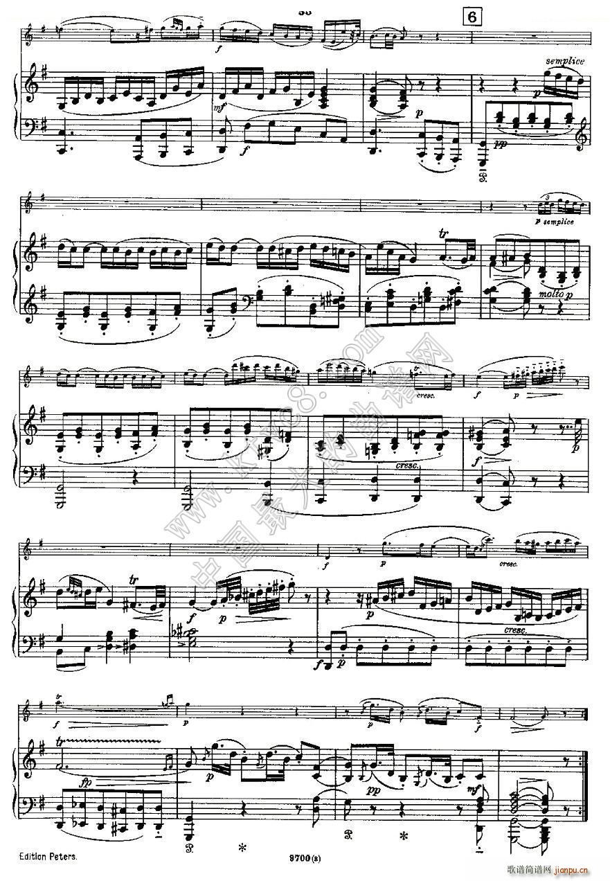 Mozart Violin Sonata No 3 KV 306 ����С�������Q��(С�����V)14