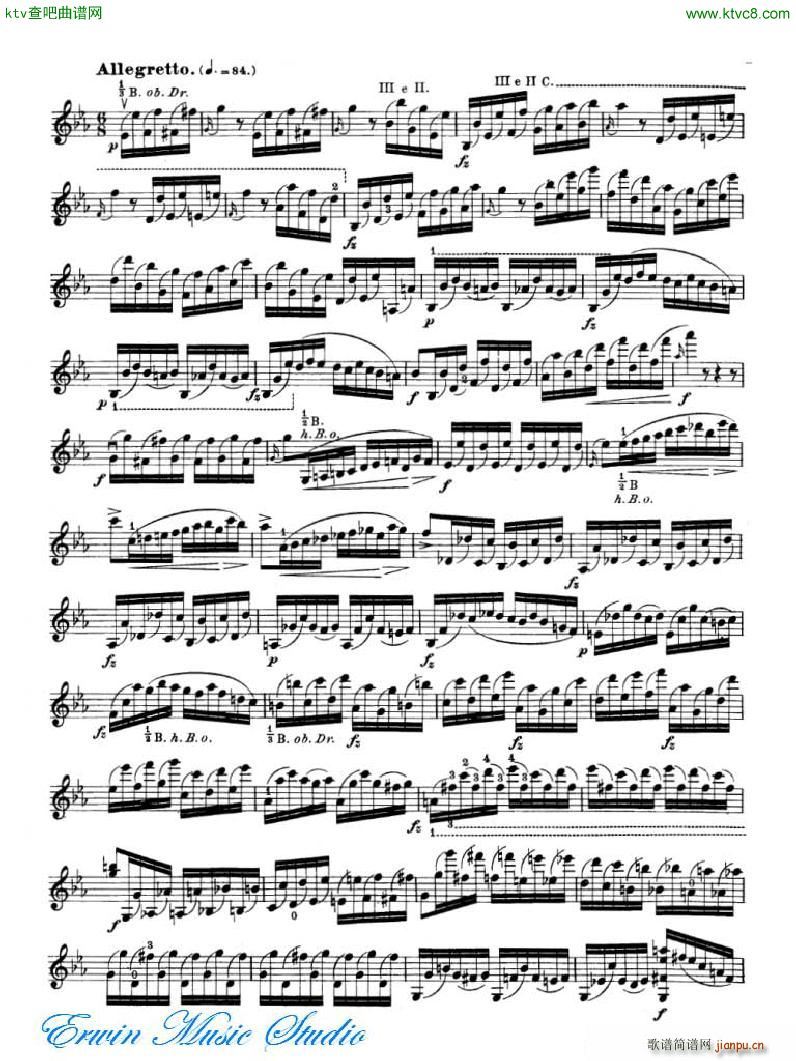 �_�� 24�׾�����Pierre Rode 24 Studi Per violino 17 24(ʮ�ּ�����)5