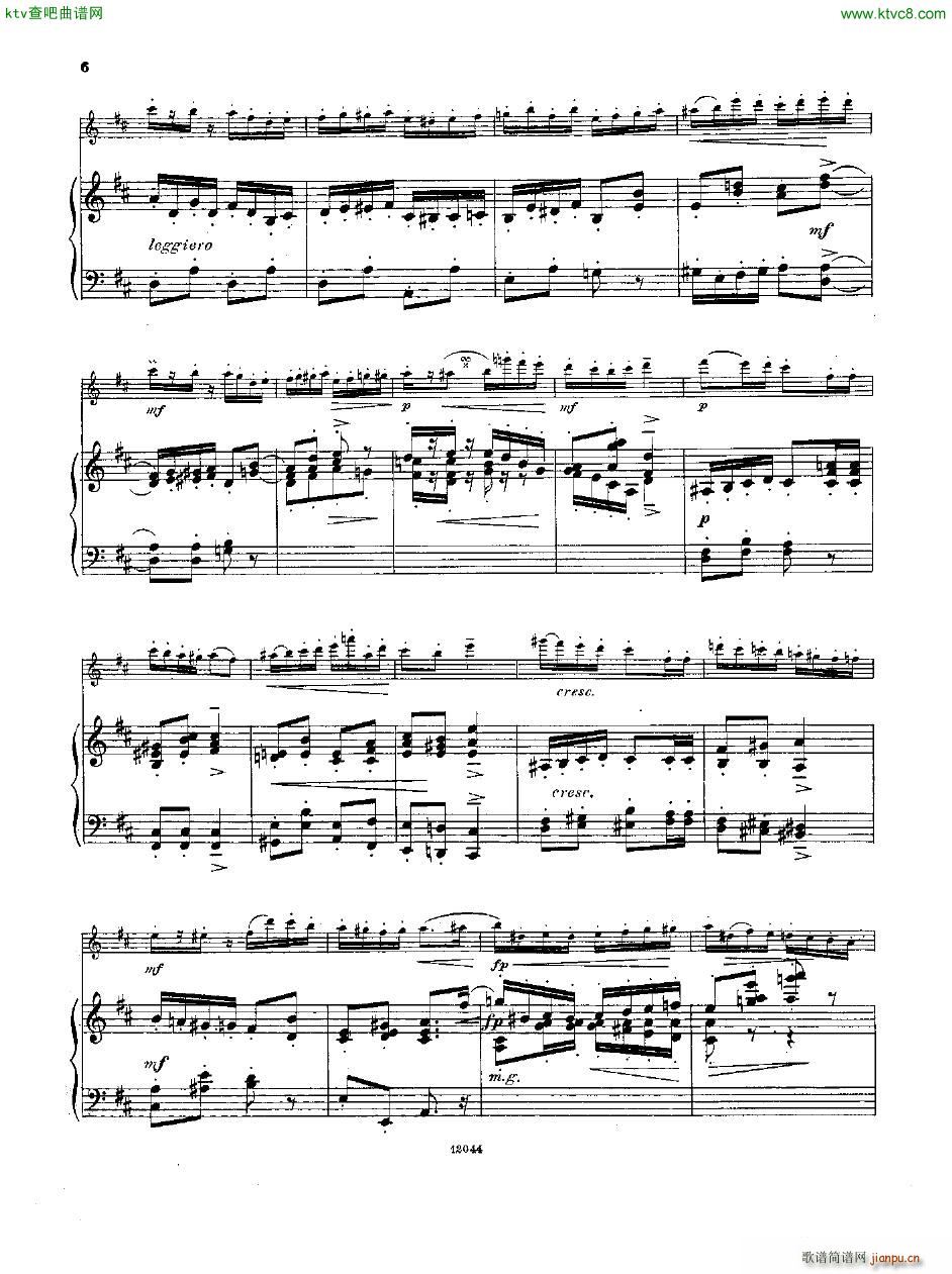 Andersen op 62 Dix Morceaux fl pno(����V)10