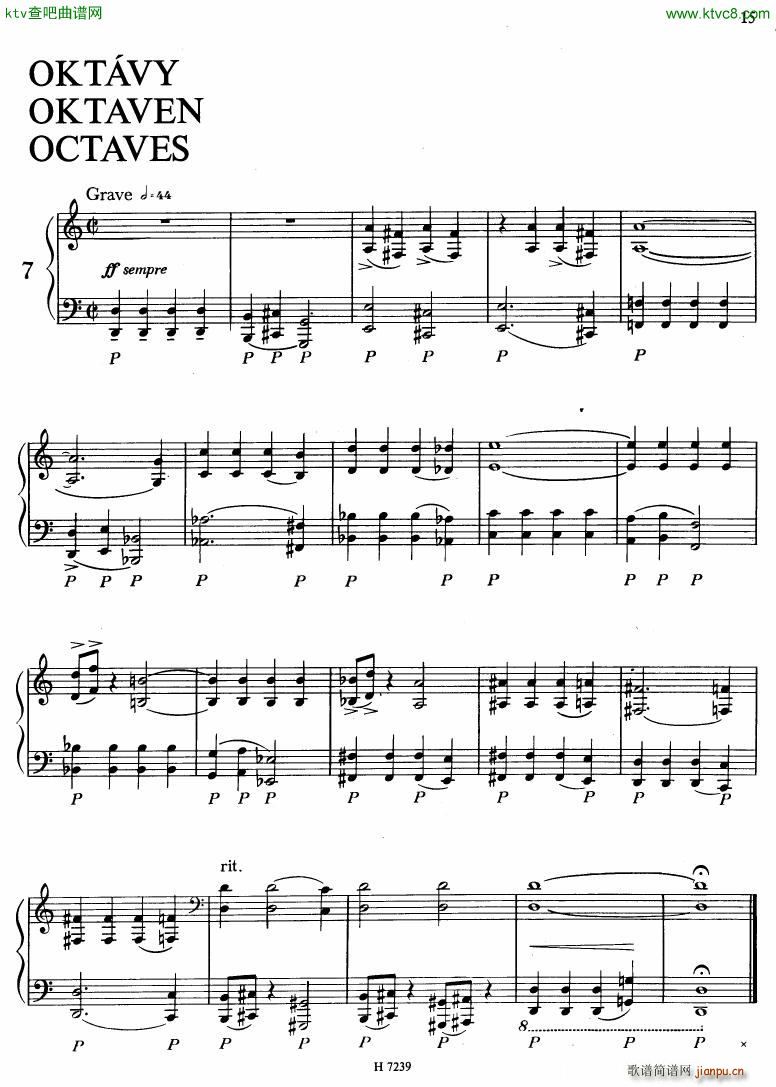 Hurnik piano etudes(����V)12