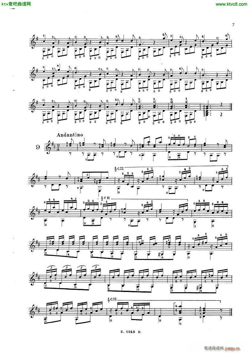 Mauro Giuliani Le Papillon op 50(����V)5