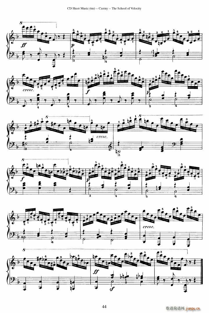 Czerny op 226 Fantasie f Moll 4H(����V)38