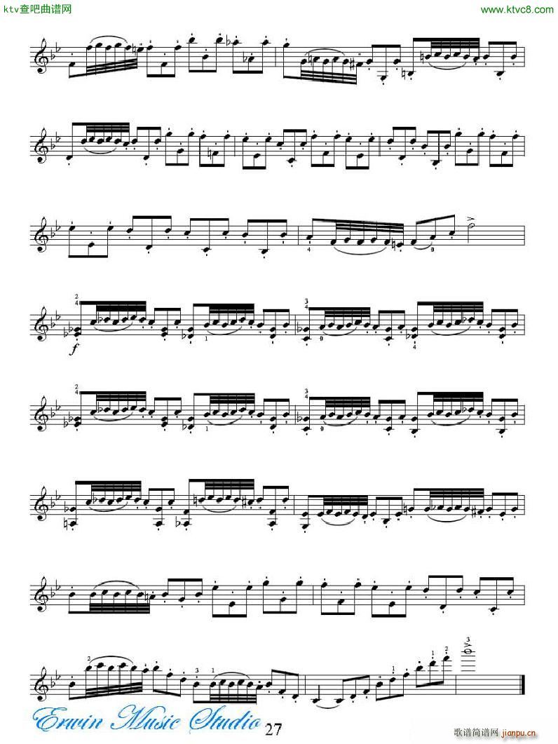 ���R�ɠ� 42�׾�����Rudolphe Kreutzer 42 Studies 13 21(ʮ�ּ�����)8