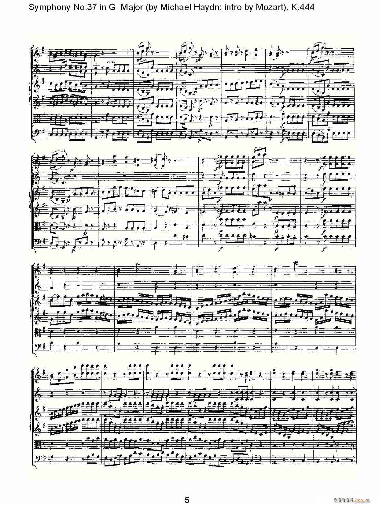 Symphony No.37 in G Major(ʮ�ּ�����)5
