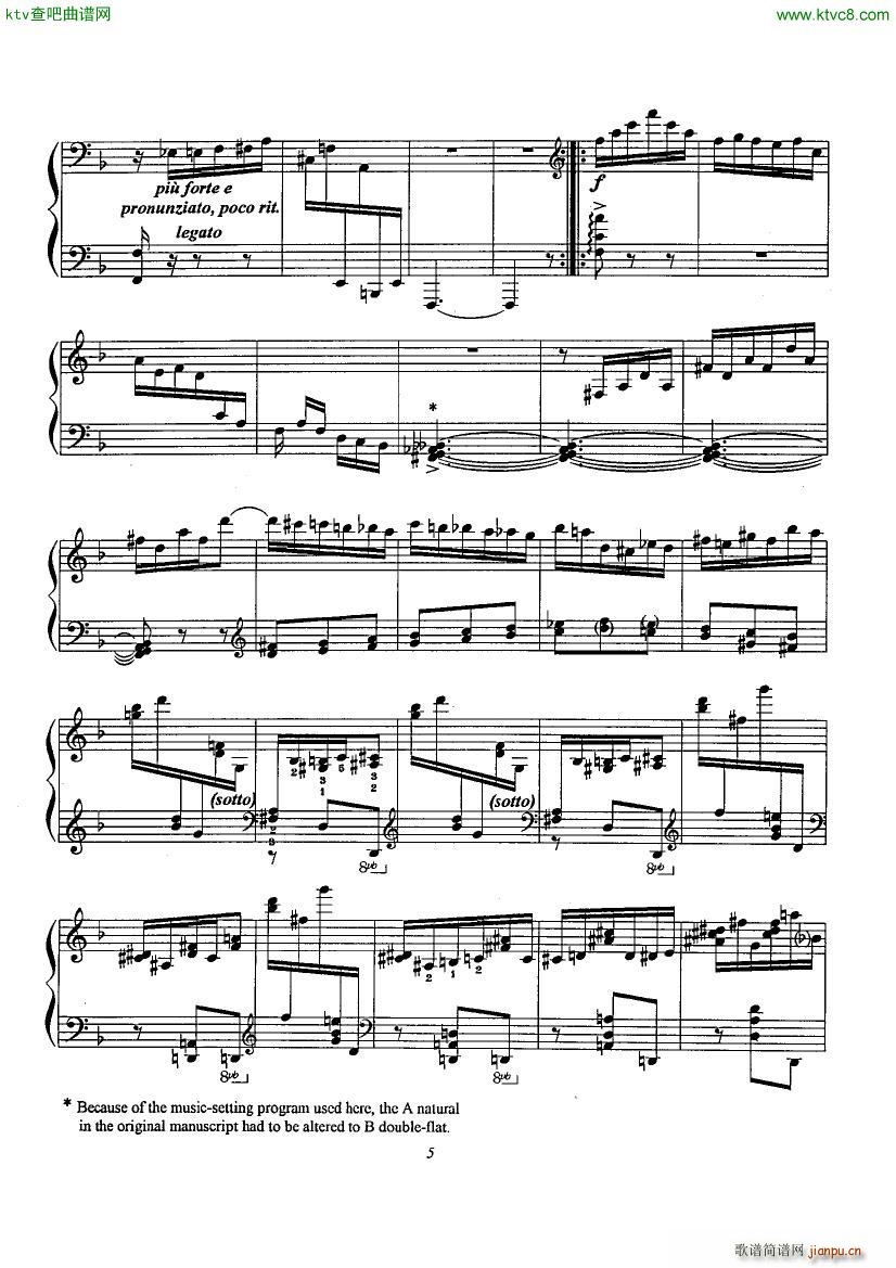 Etude No 6 Omaggio a Domenico Scarlatti(����V)5