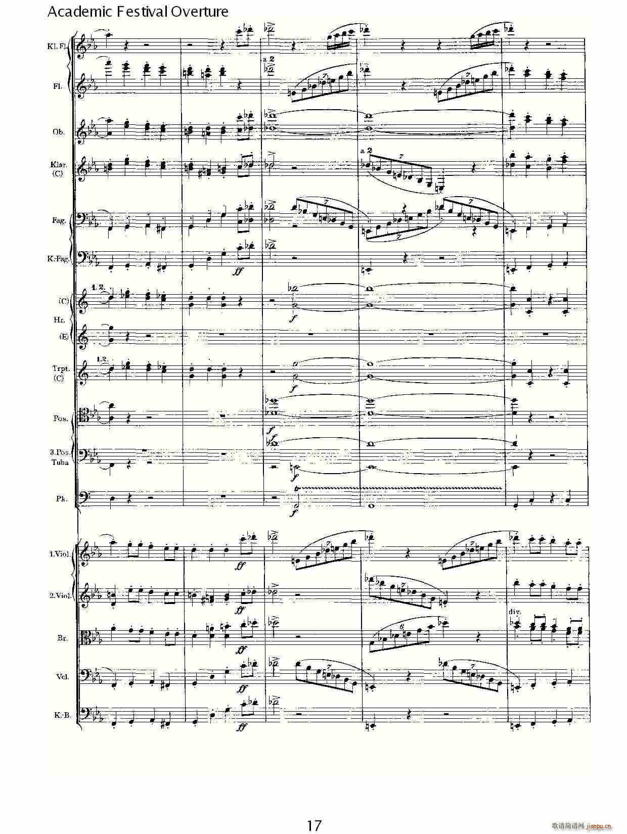 Academic Festival Overture(ʮ�ּ�����)17