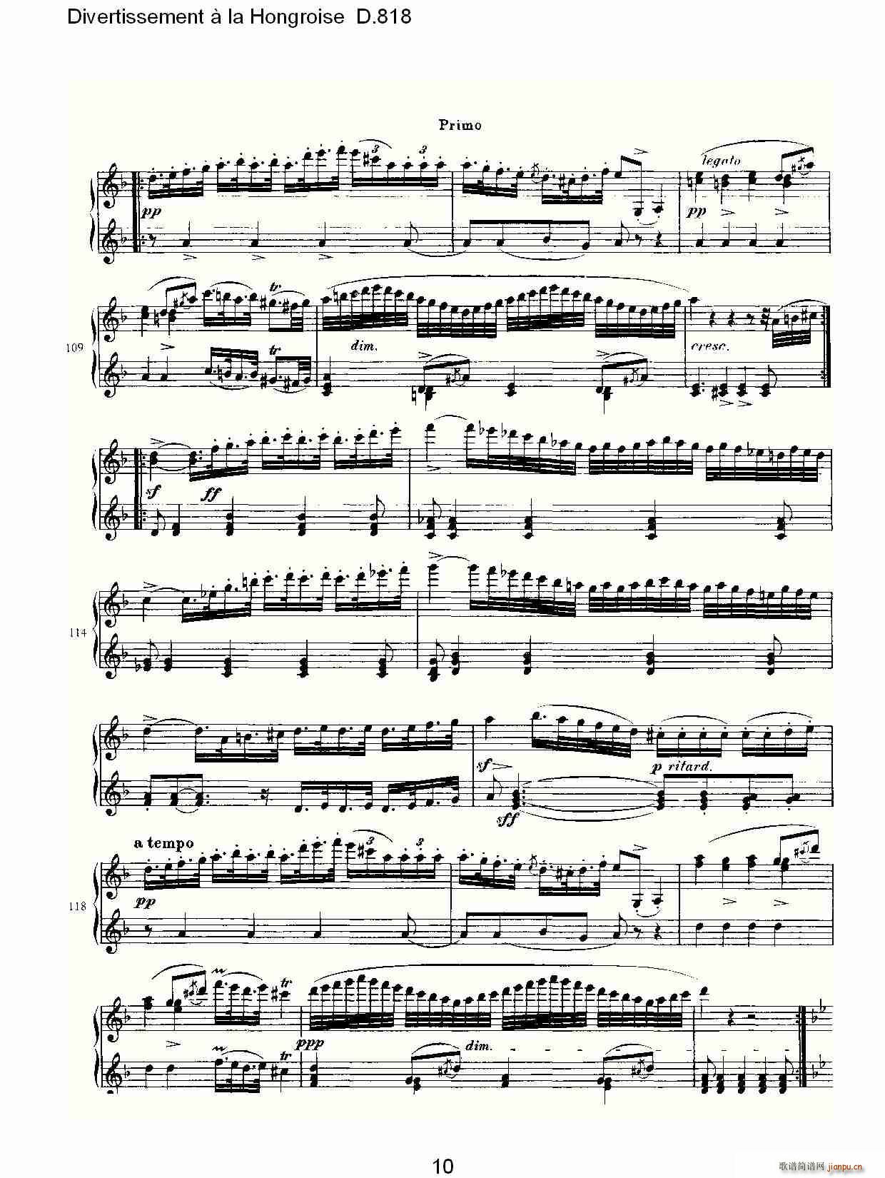 Divertissement �� la Hongroise D.818(ʮ�ּ�����)10