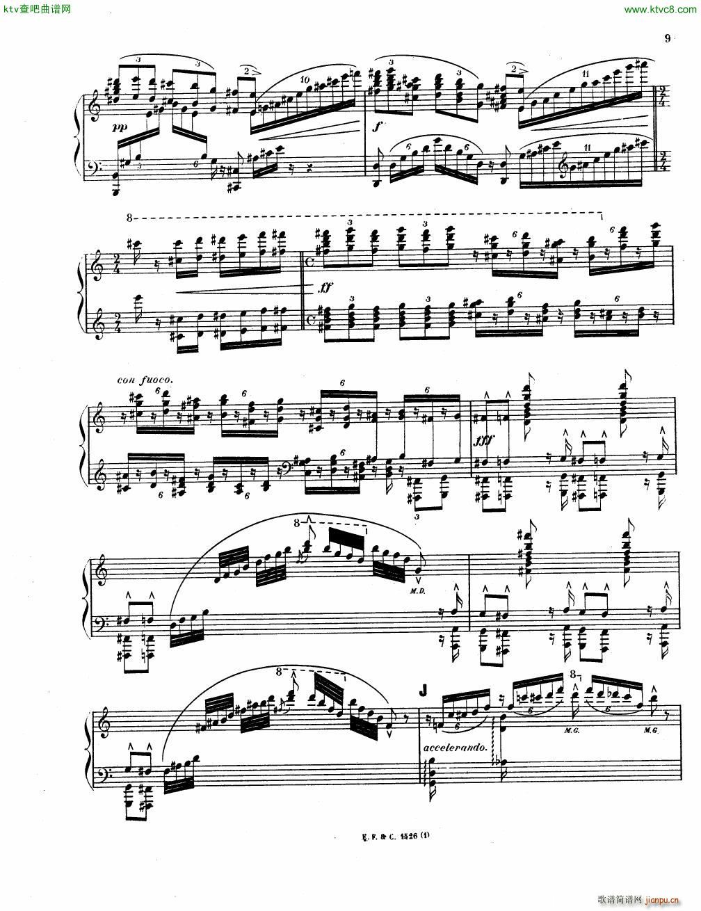 Chaminade Konzerstuck Op 40 reduction(����V)8