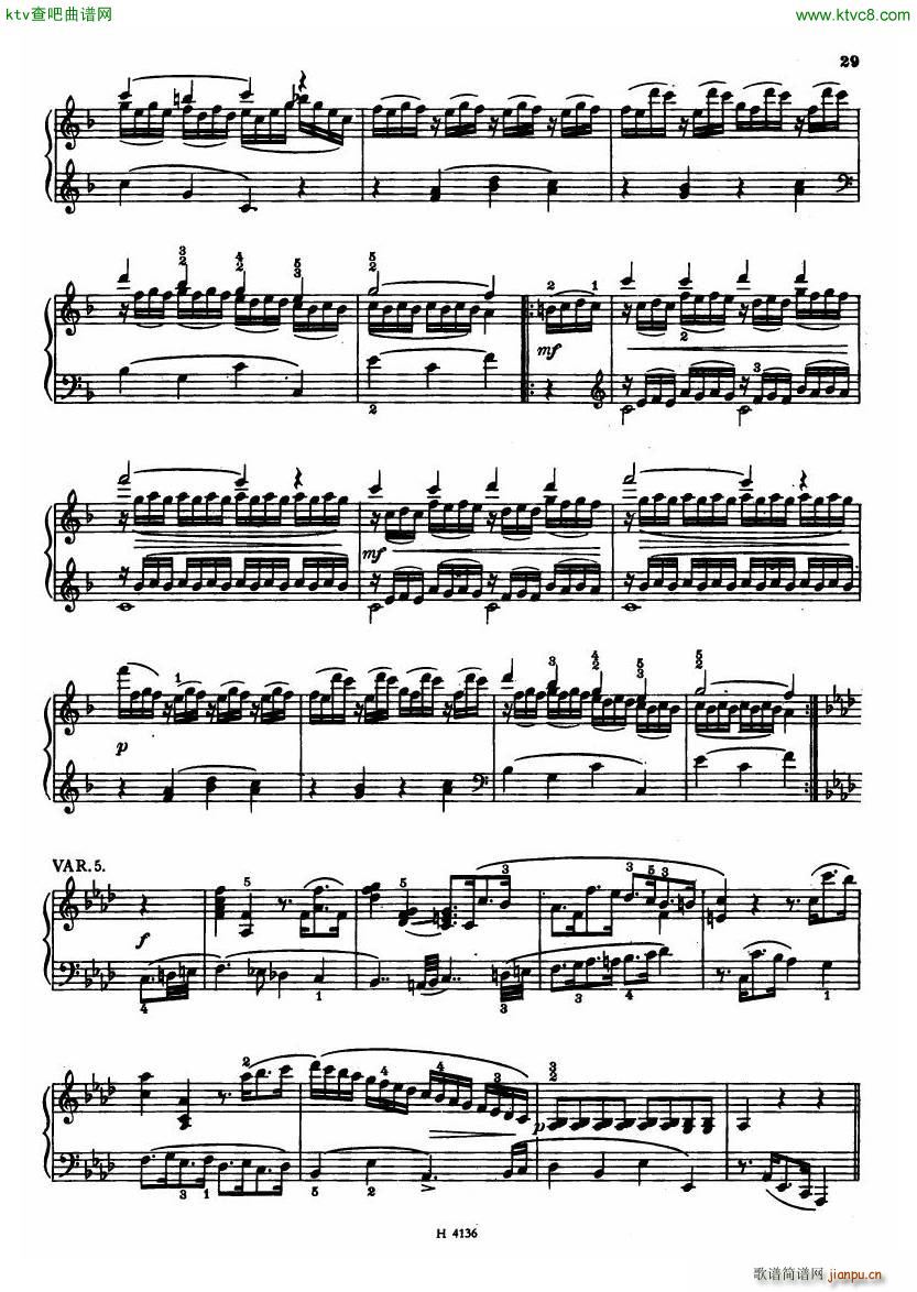 Czech piano variations from 18th century(����V)27
