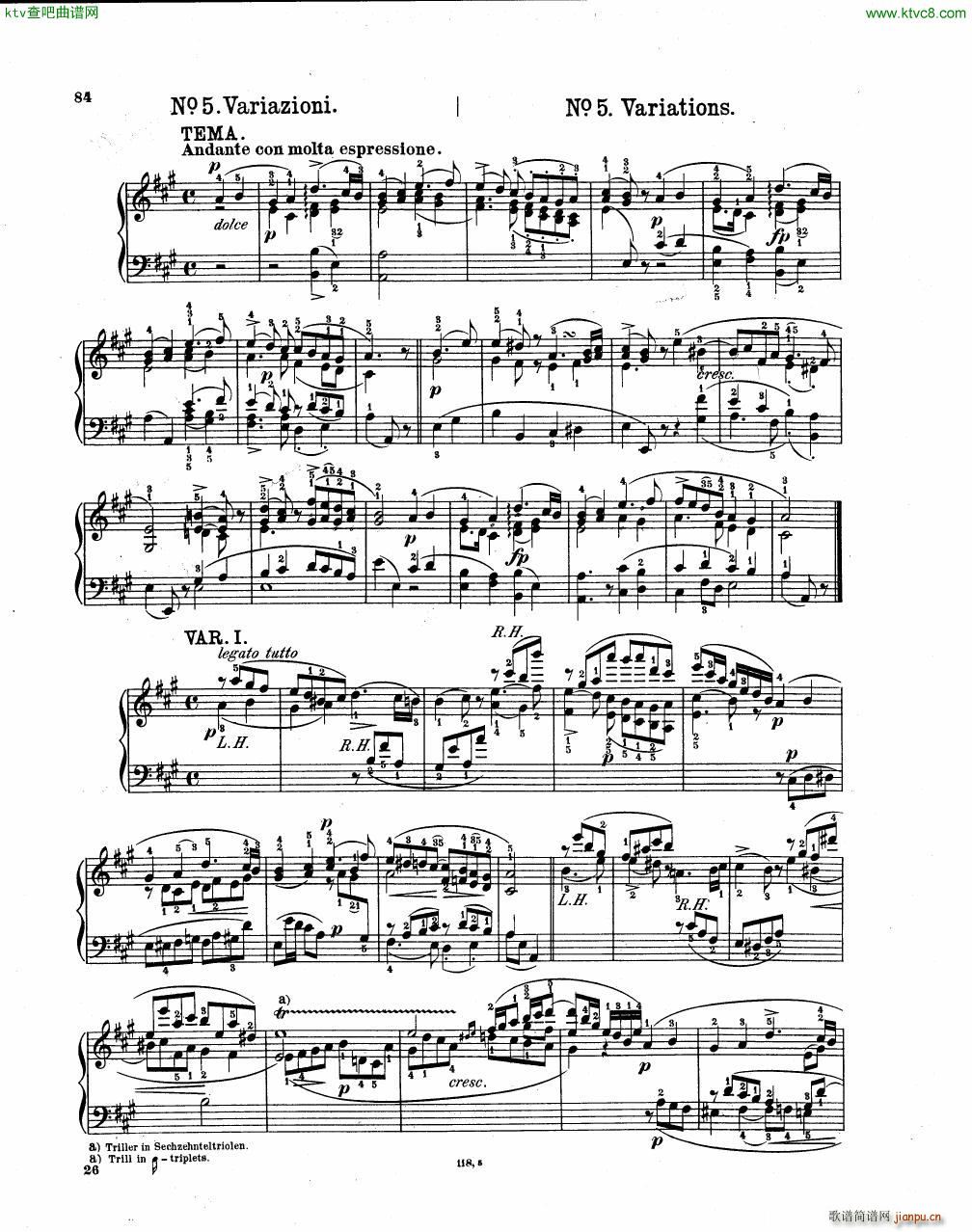 Hummel Bagatelles Op 107(����V)25