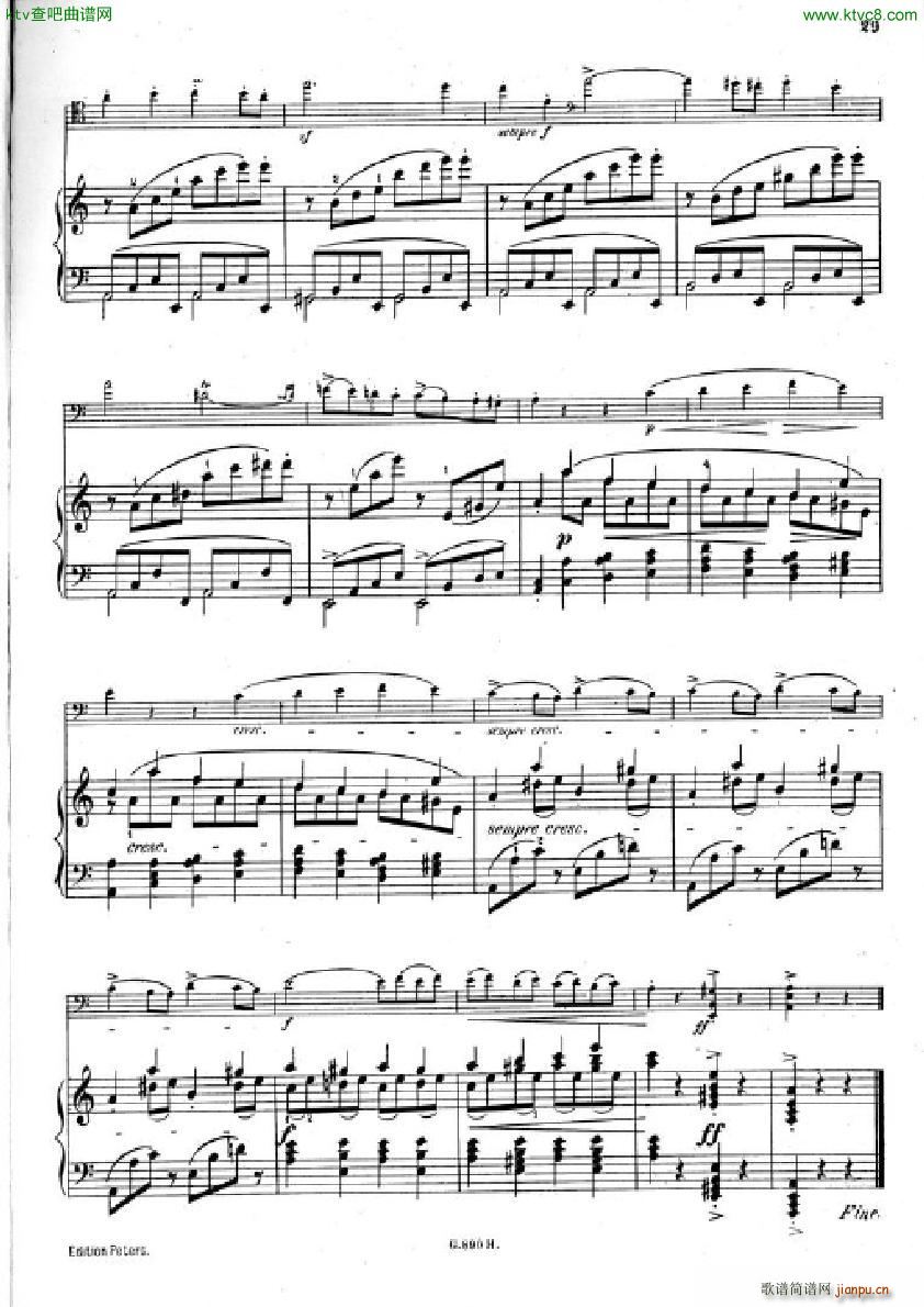 Hummel Sonata for cello and piano(����V)27