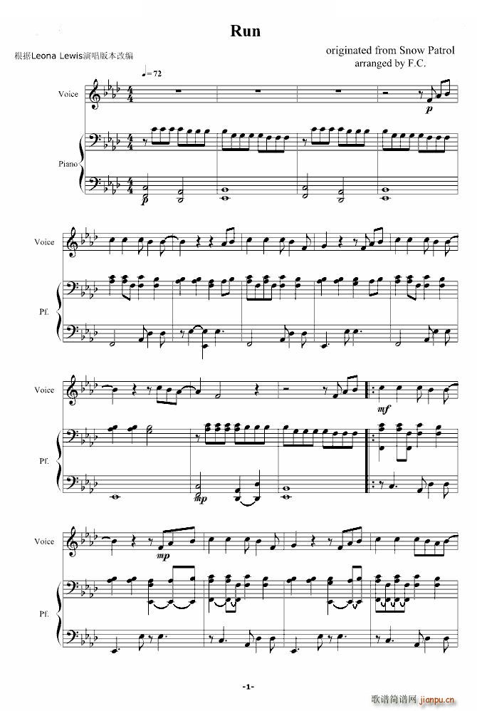Run Leona Lewis Leona Lewis Leona Lewis(ʮ�ּ�����)1