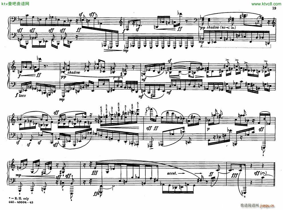 Bolcom 12 etudes for piano(����V)19