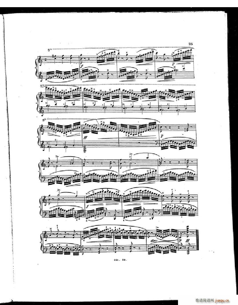 Czerny Etudes de la Velocite(����V)22