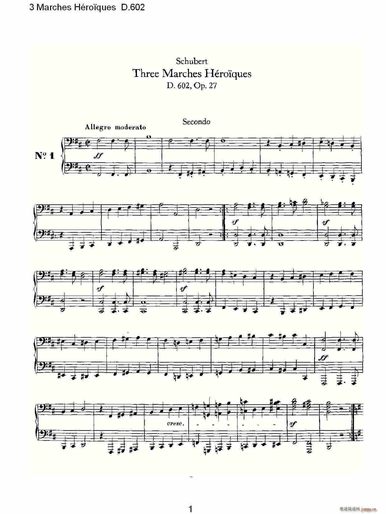 3 Marches H��ro?ques D 602 3 �M(j��n)����H��ro?ques D 602(����V)1