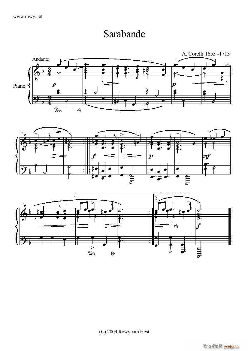 Corelli Sarabande(����V)1