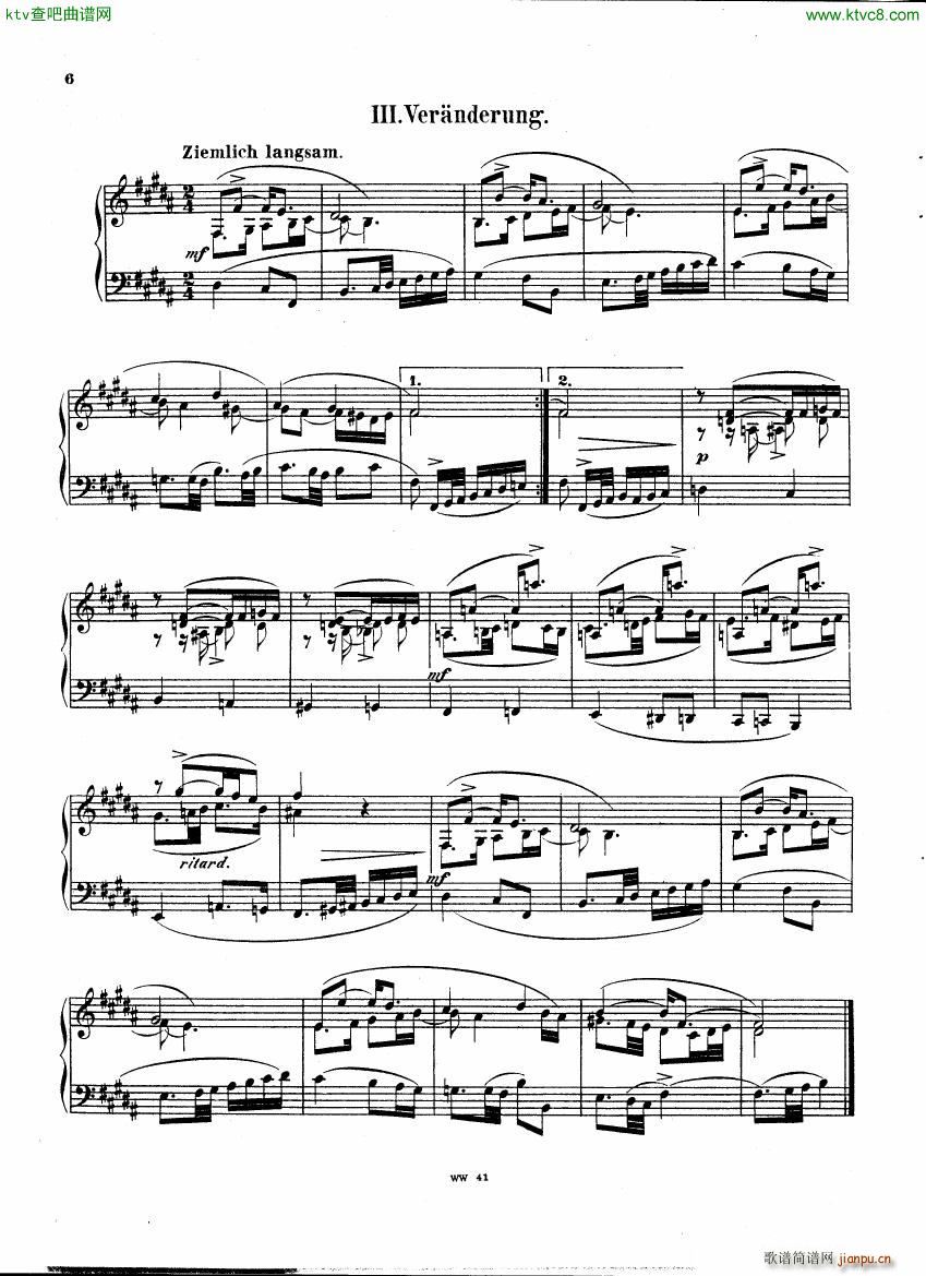 Herzogenberg 8 Variations op 1 3(����V)5