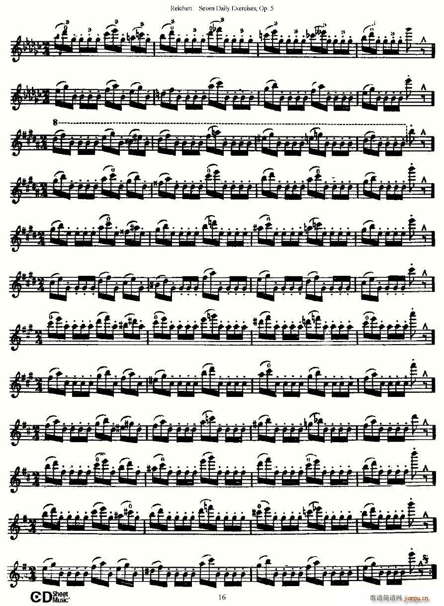 Seven Daily Exercises, Op.5(ʮ�ּ�����)16
