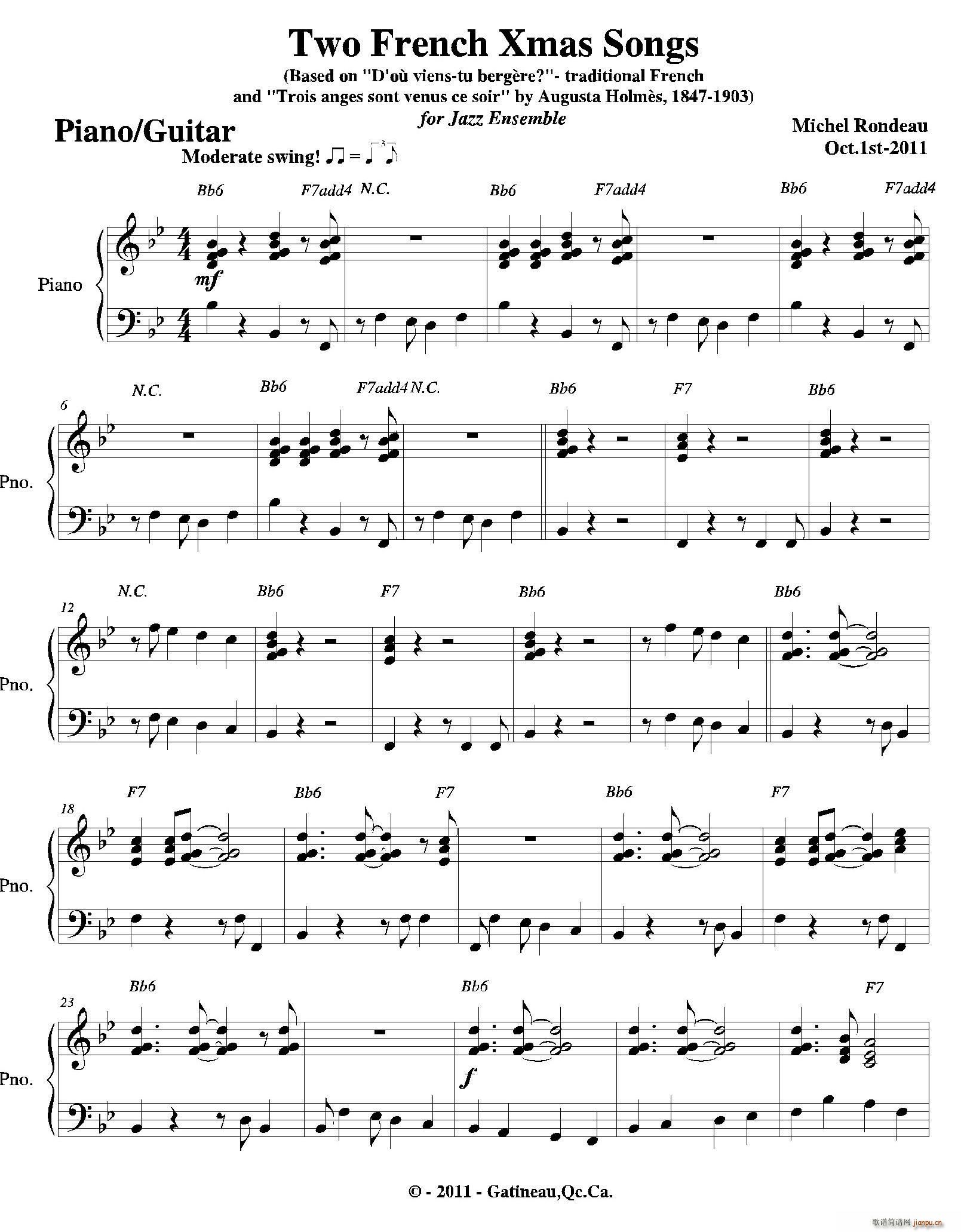 Two French Xmas Songs ��� ����(����V)1