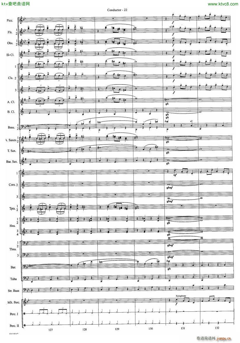 Anderson Sleigh Ride full score(����V)23