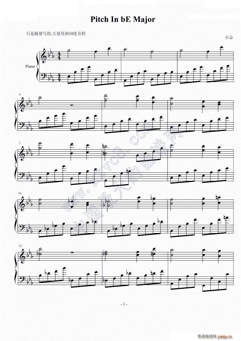 Pitch In bE Major(����V)1