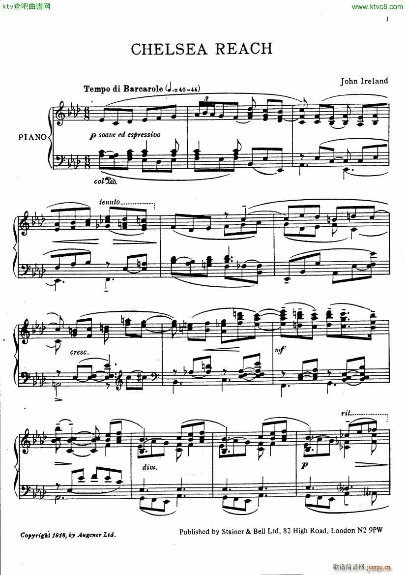 Ireland London Pieces 1 Chelsea Reach 1917(����V)1