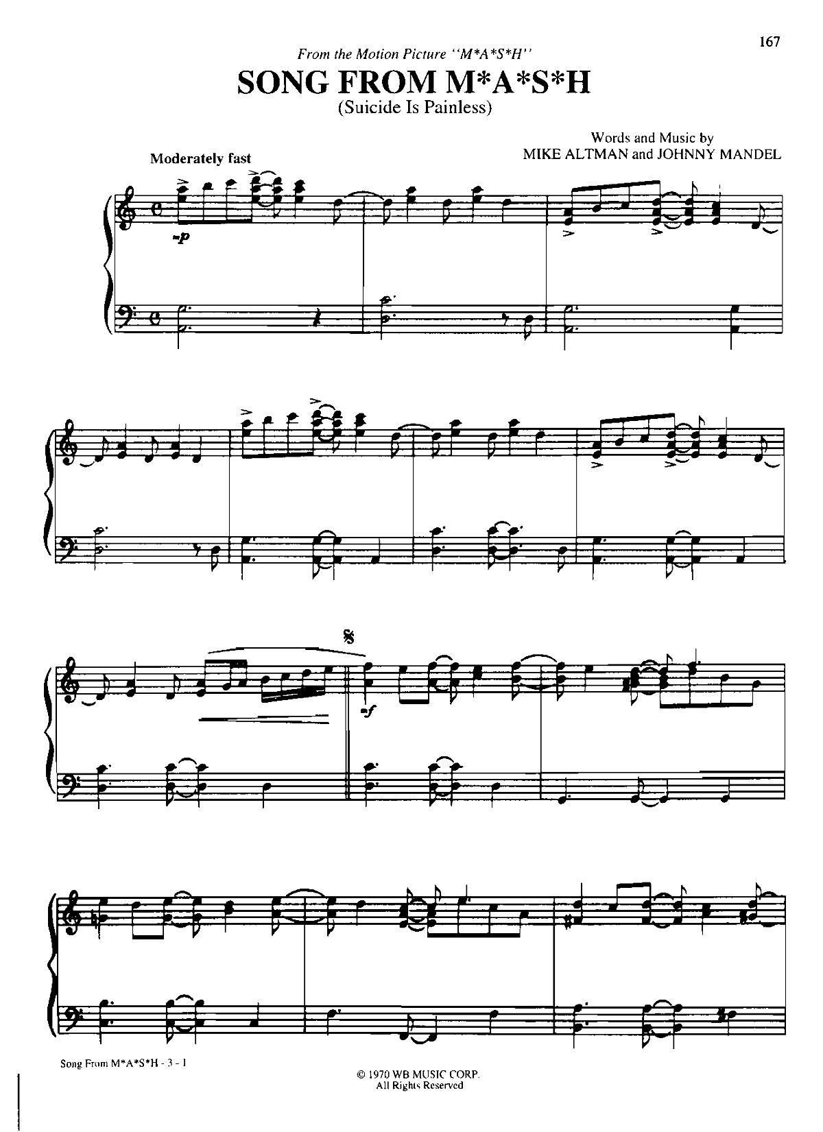 SONG FROM MASH Dan Coates �������{ ��(����V)1