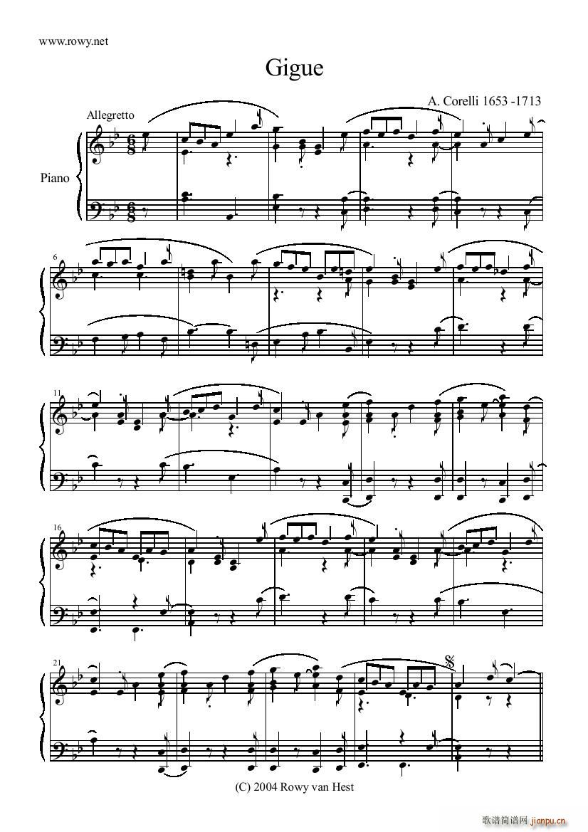 Corelli Gigue(����V)1