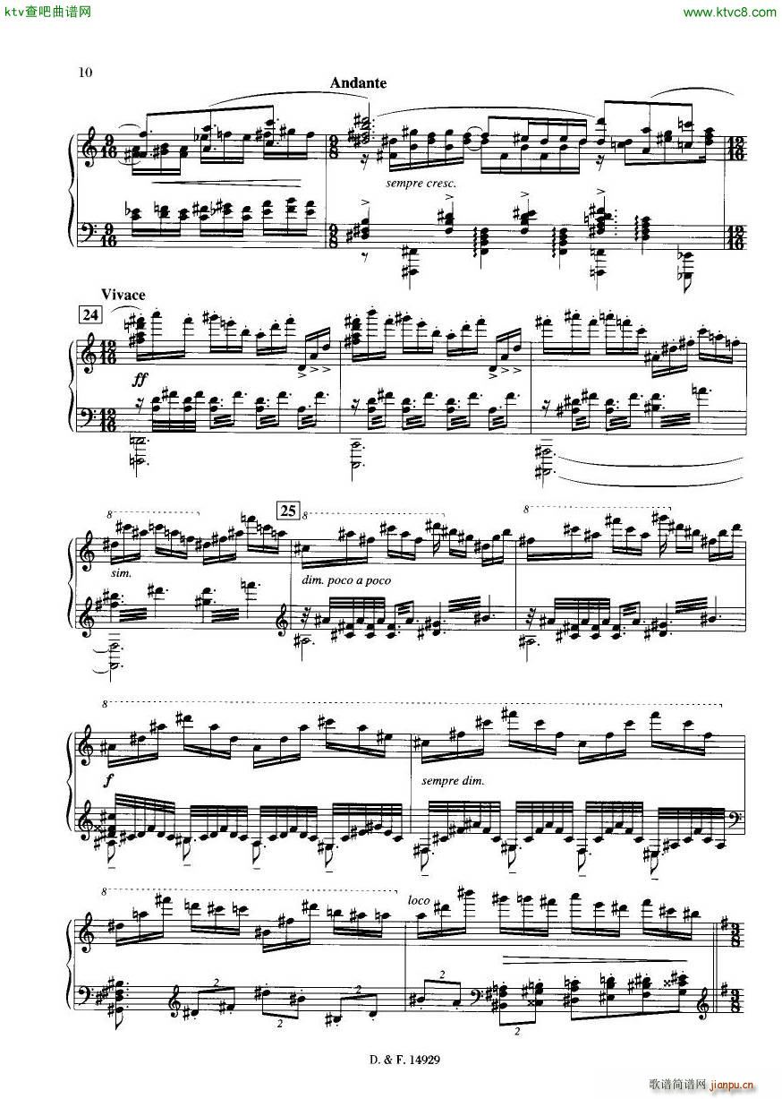 Durufl�� Op 6 Trois Danses(����V)9