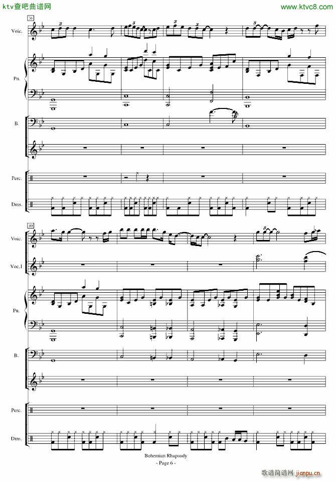 Bohemian Rhapsody �����ׁ�������(����V)6