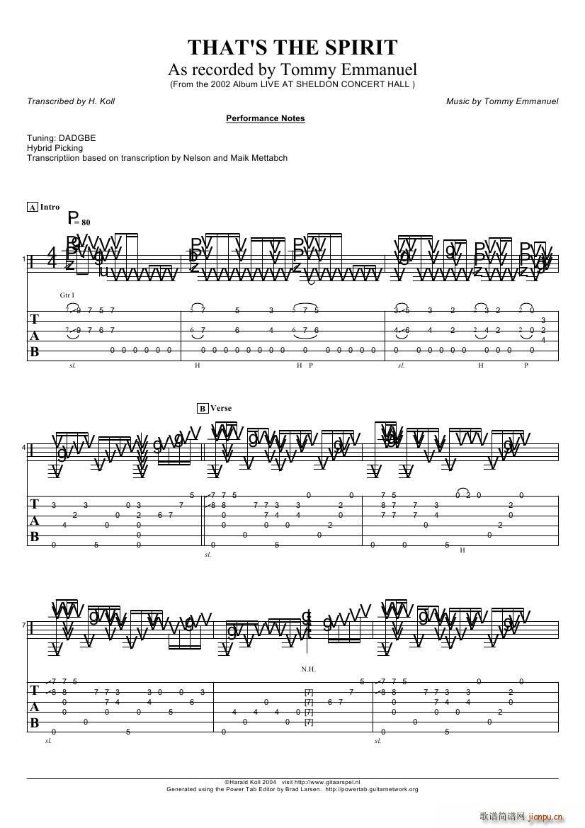 tommy emmanuel thats the spirit version 2 ָ������(�����V)1